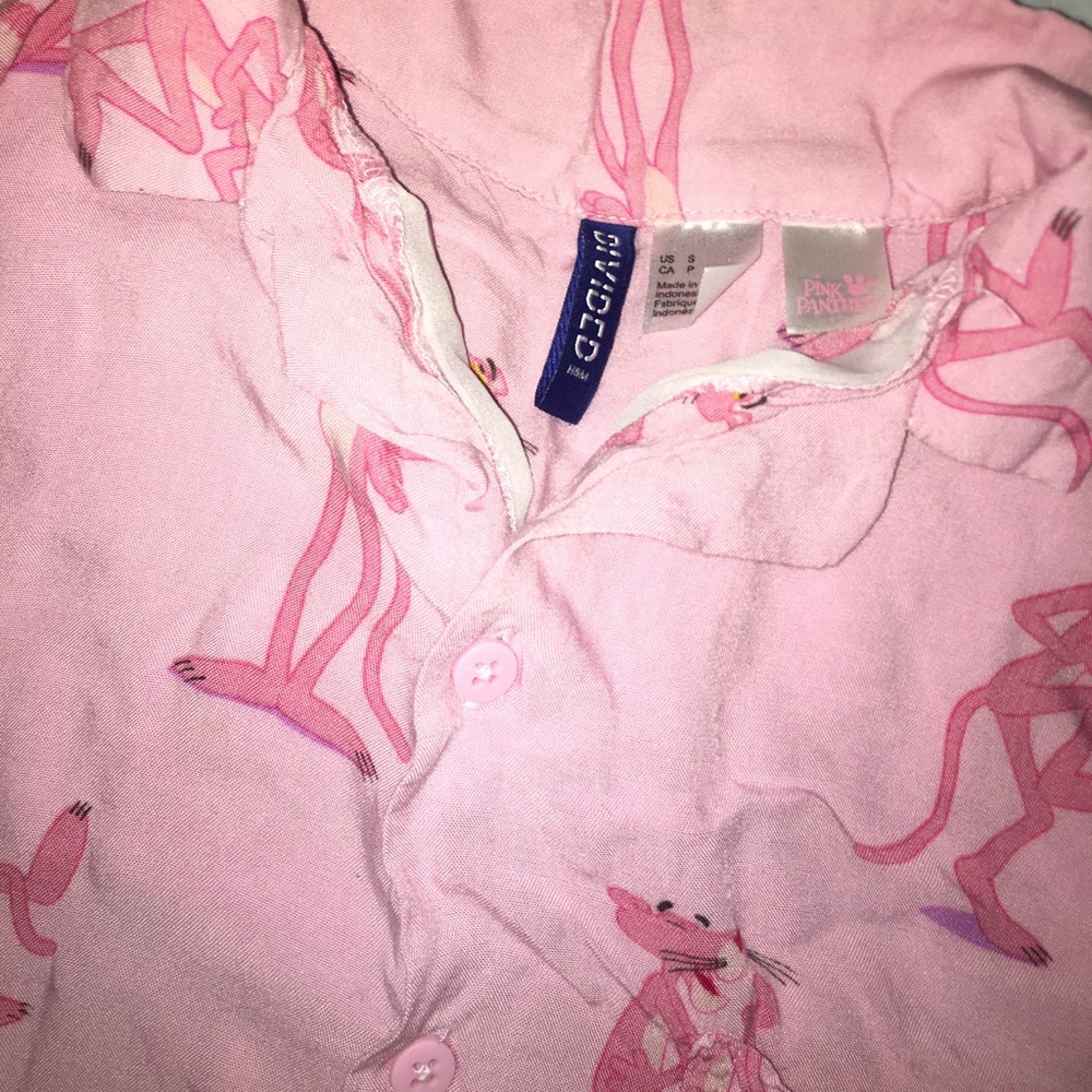 Pink Panther Button Up Shirt